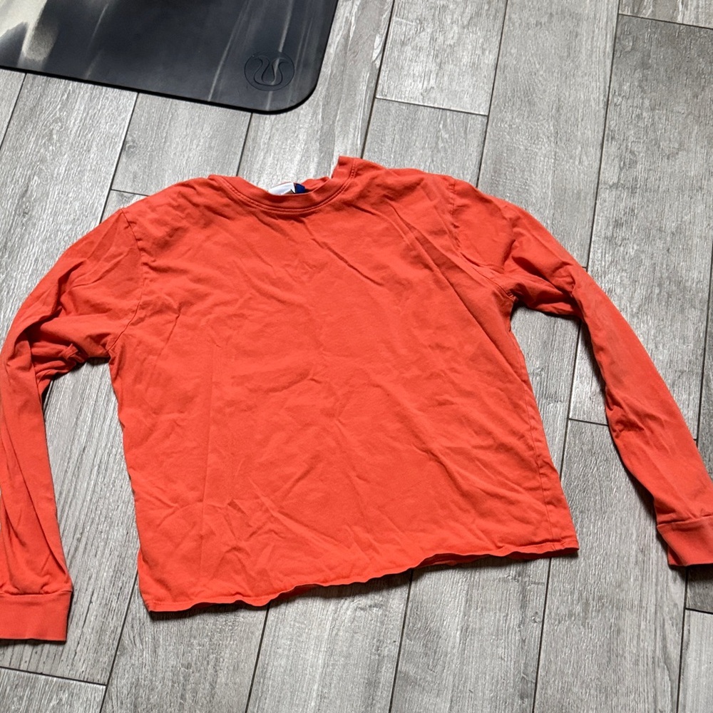 Outdoor Voices Coral Long Sleeve Tee